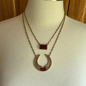 LUCKY BRAND - Double Layer Horn Necklace  - Excellent Condition